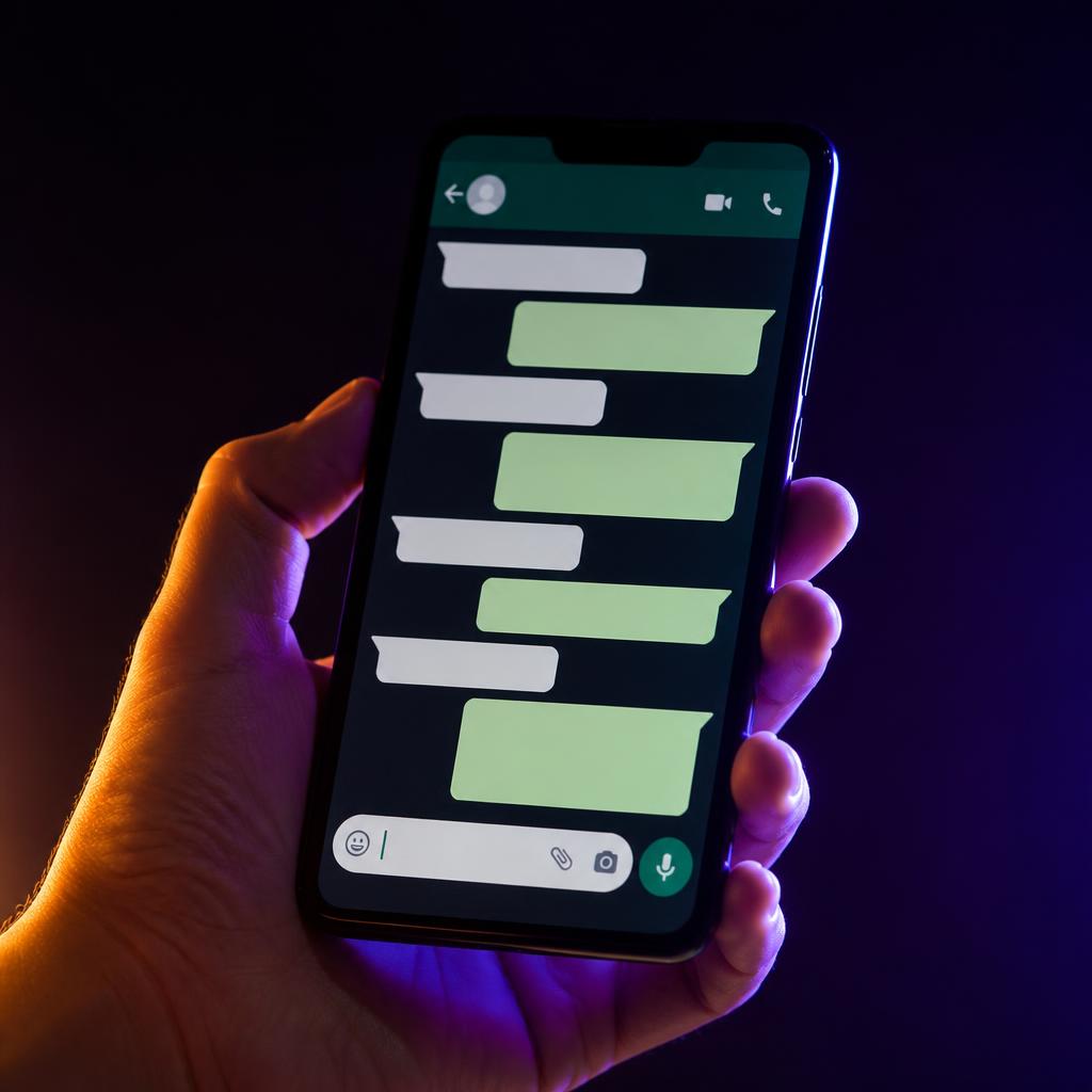Conversa de WhatsApp iniciada a partir de um anúncio